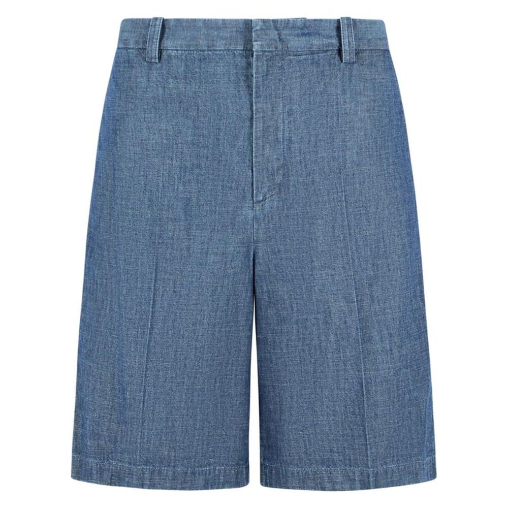 Jil Sander Blue Cotton Bermuda Shorts Men
